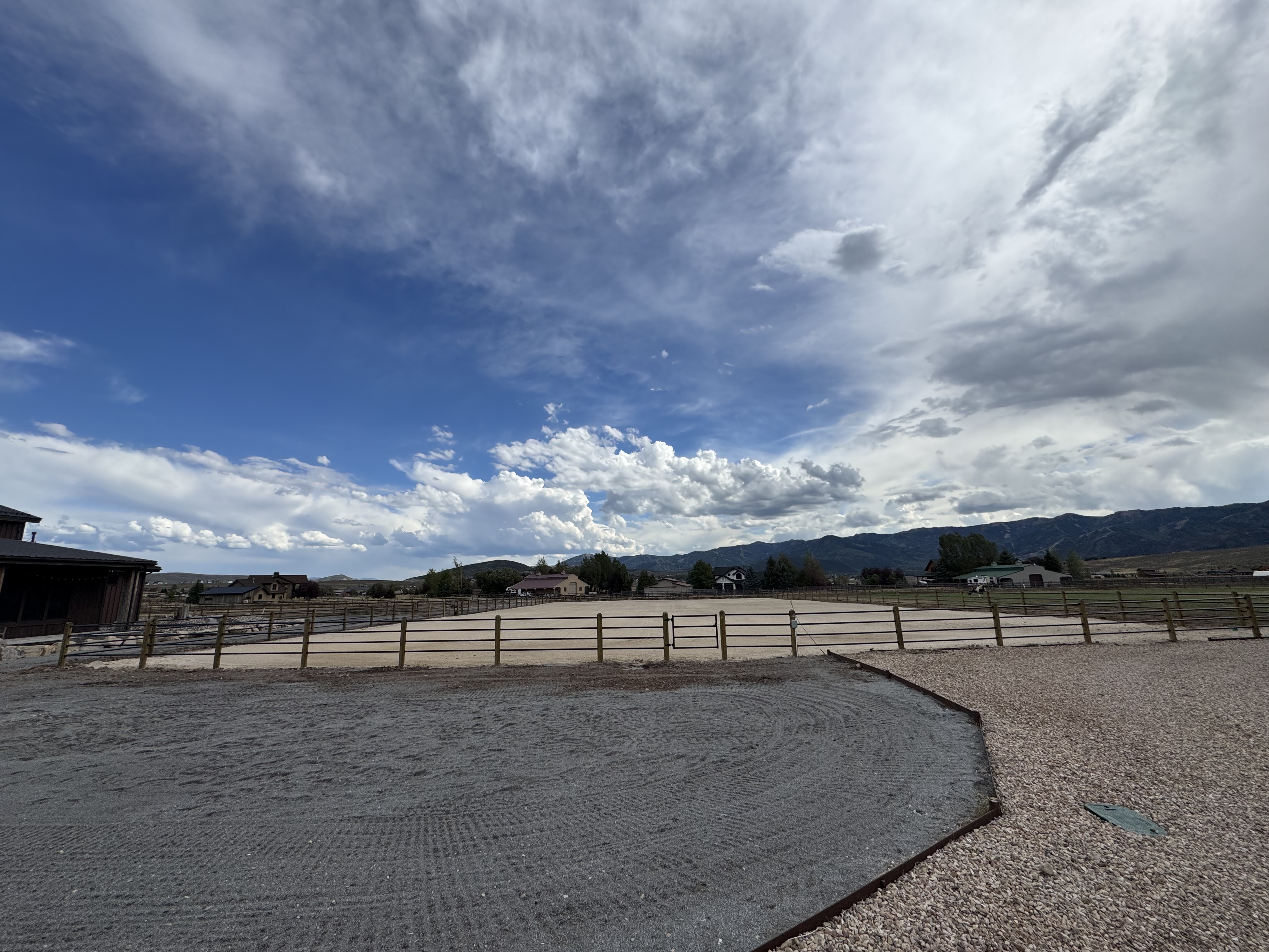 Priefert Ponderosa Four-Rail Fence with Wood Posts installed by Spacemakers Fence in Park City, Utah
