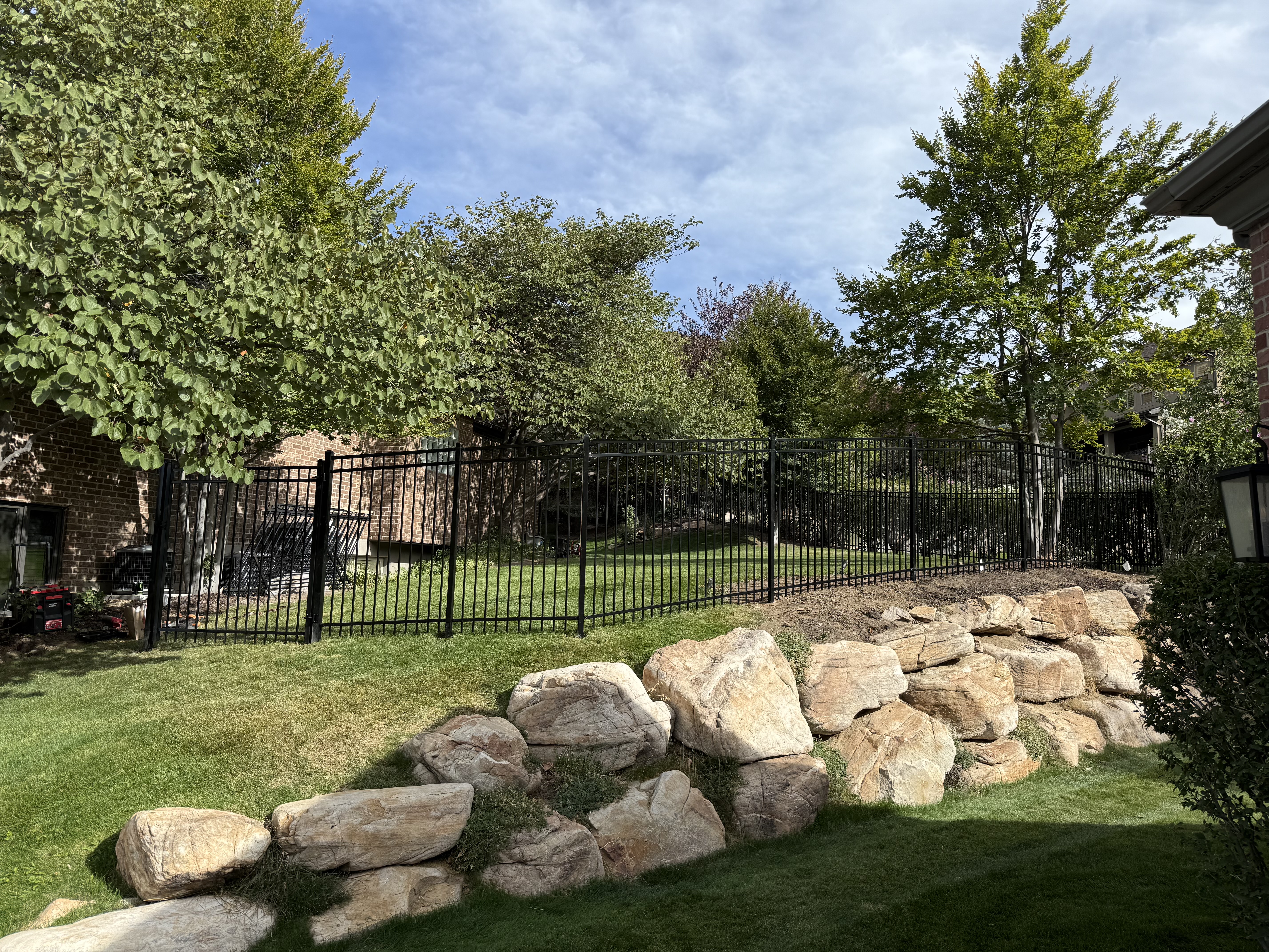 Ornamental Iron installed by Spacemakers Fence in Draper, Utah