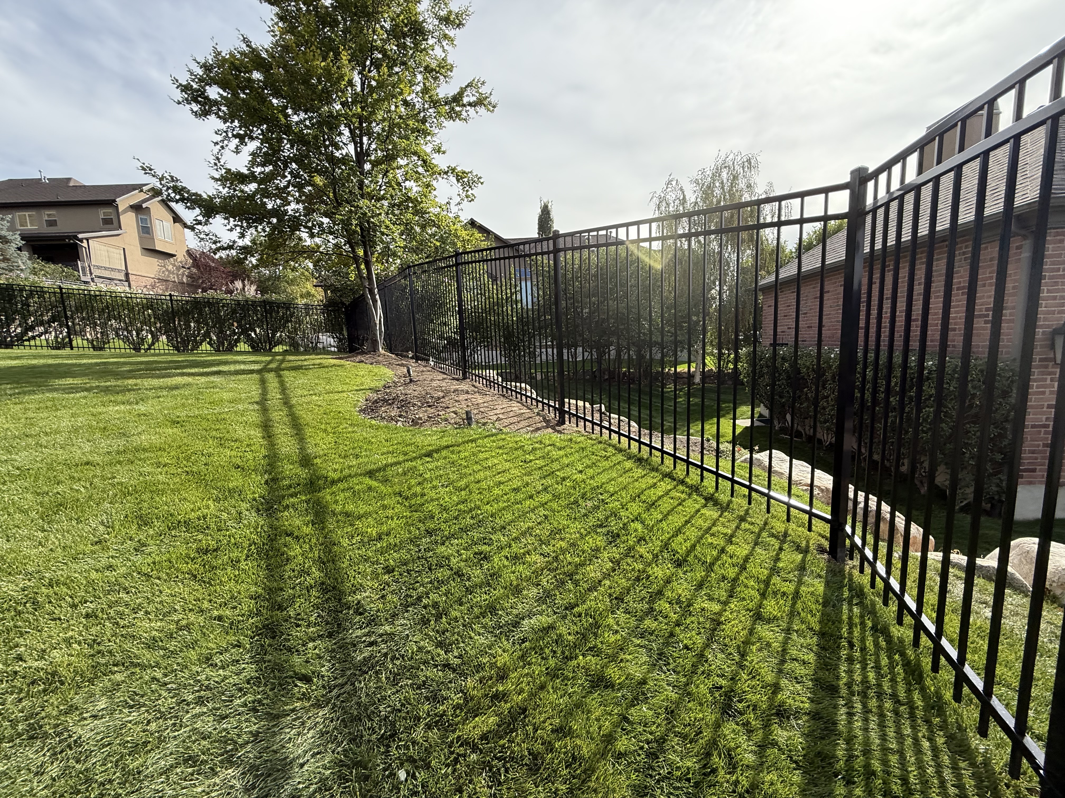 Ornamental Iron installed by Spacemakers Fence in Draper, Utah