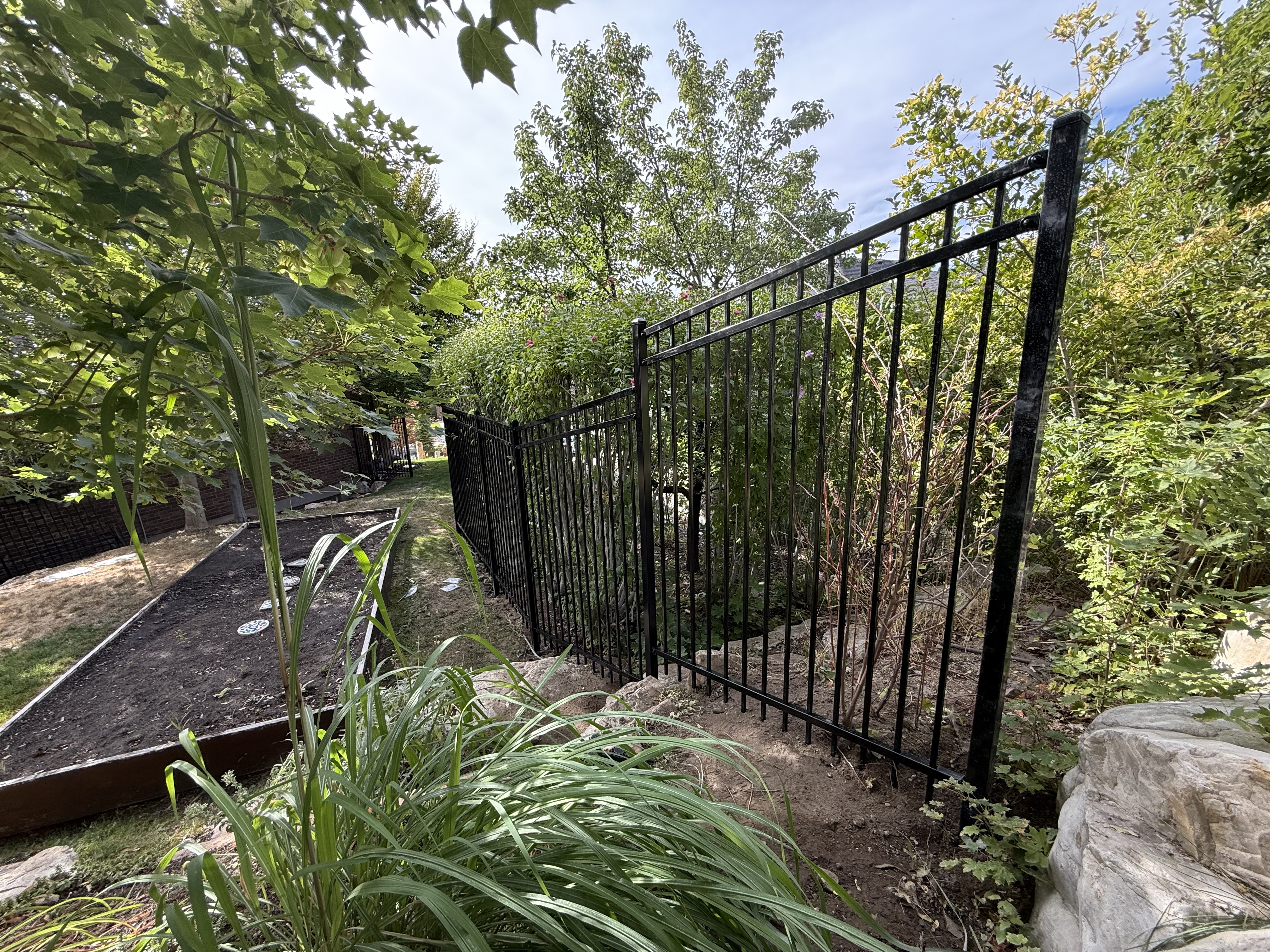 Ornamental Iron installed by Spacemakers Fence in Draper, Utah