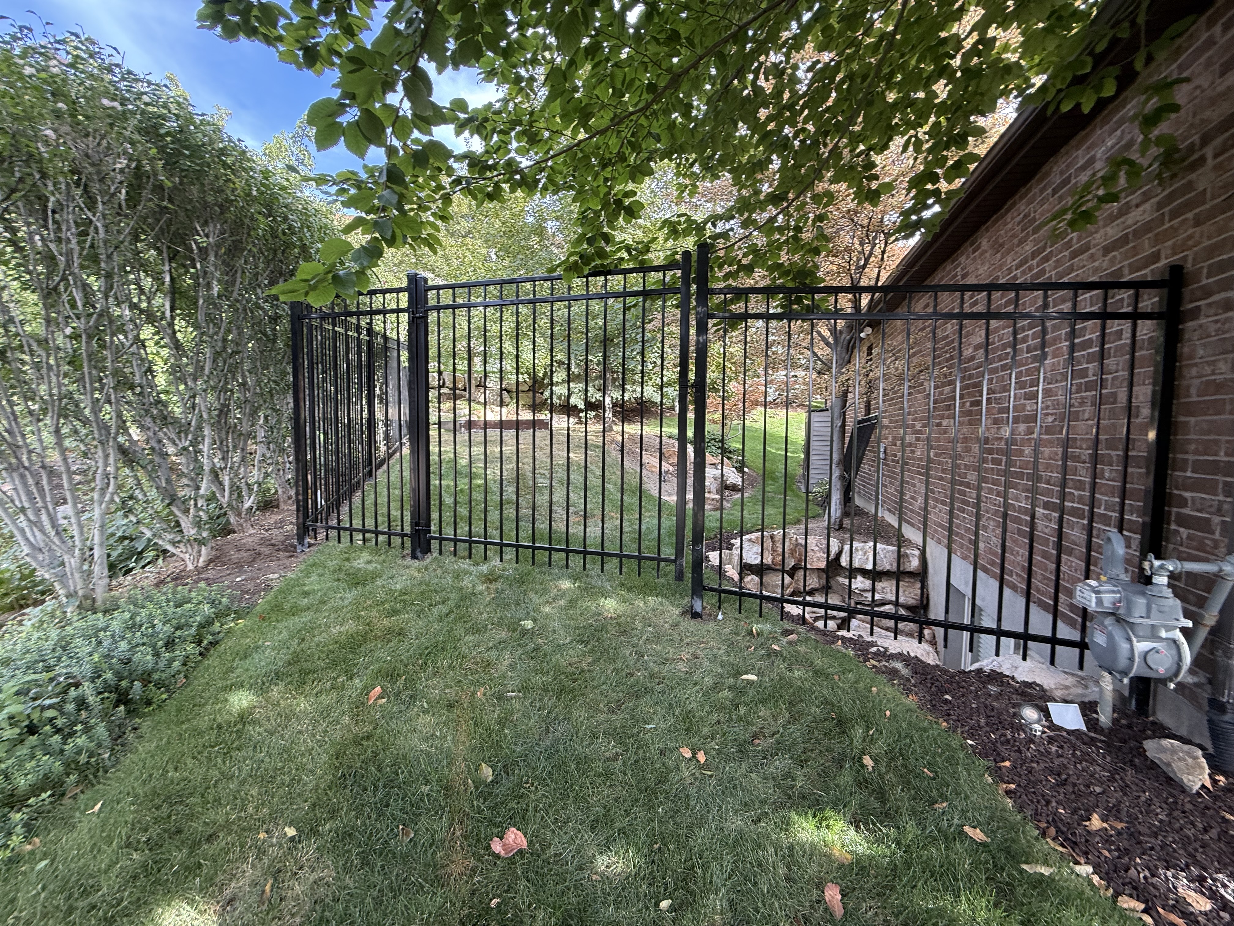 Ornamental Iron installed by Spacemakers Fence in Draper, Utah
