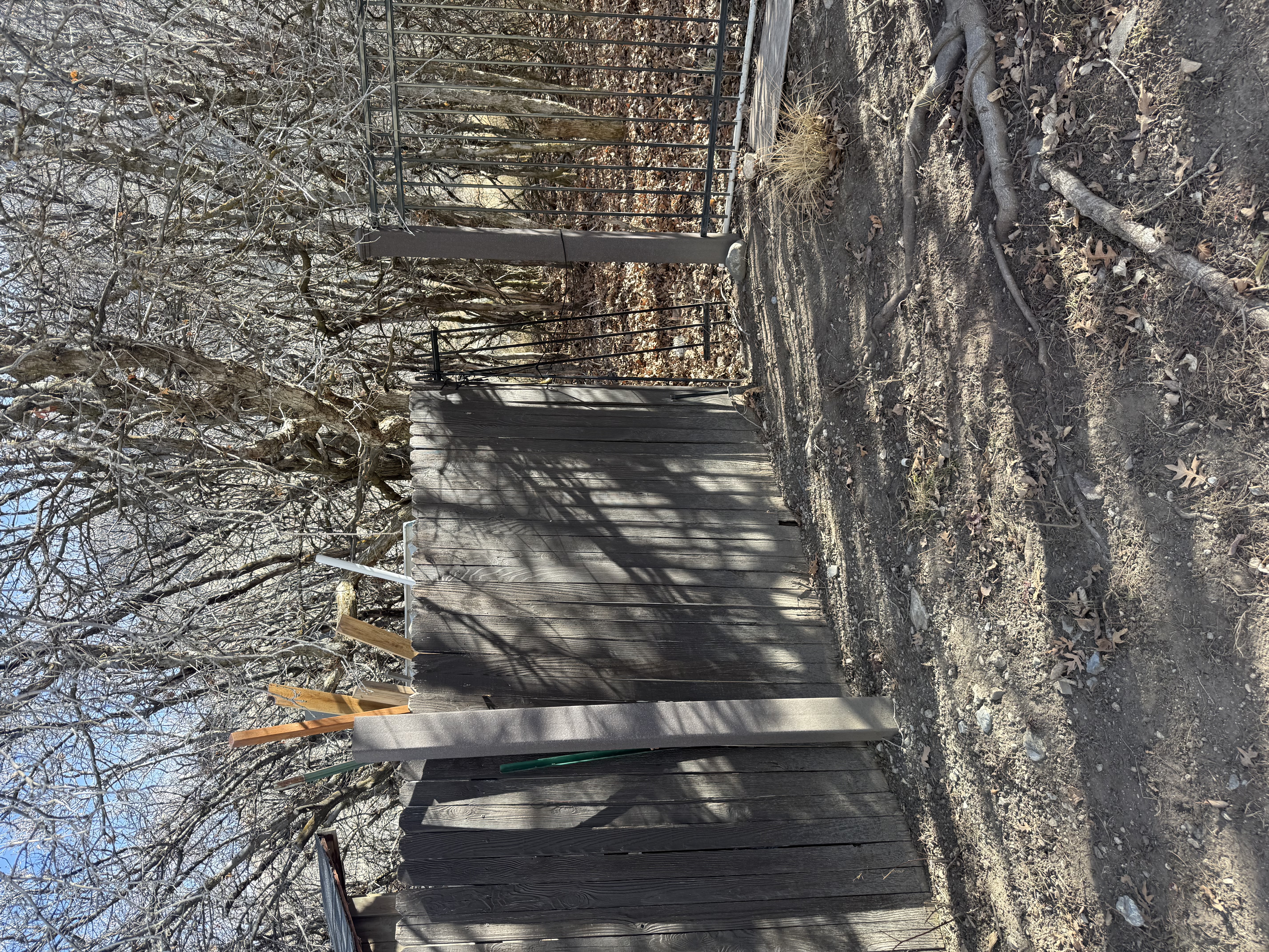 Existing fence before Spacemakers Fence replaced it in Alpine, Utah