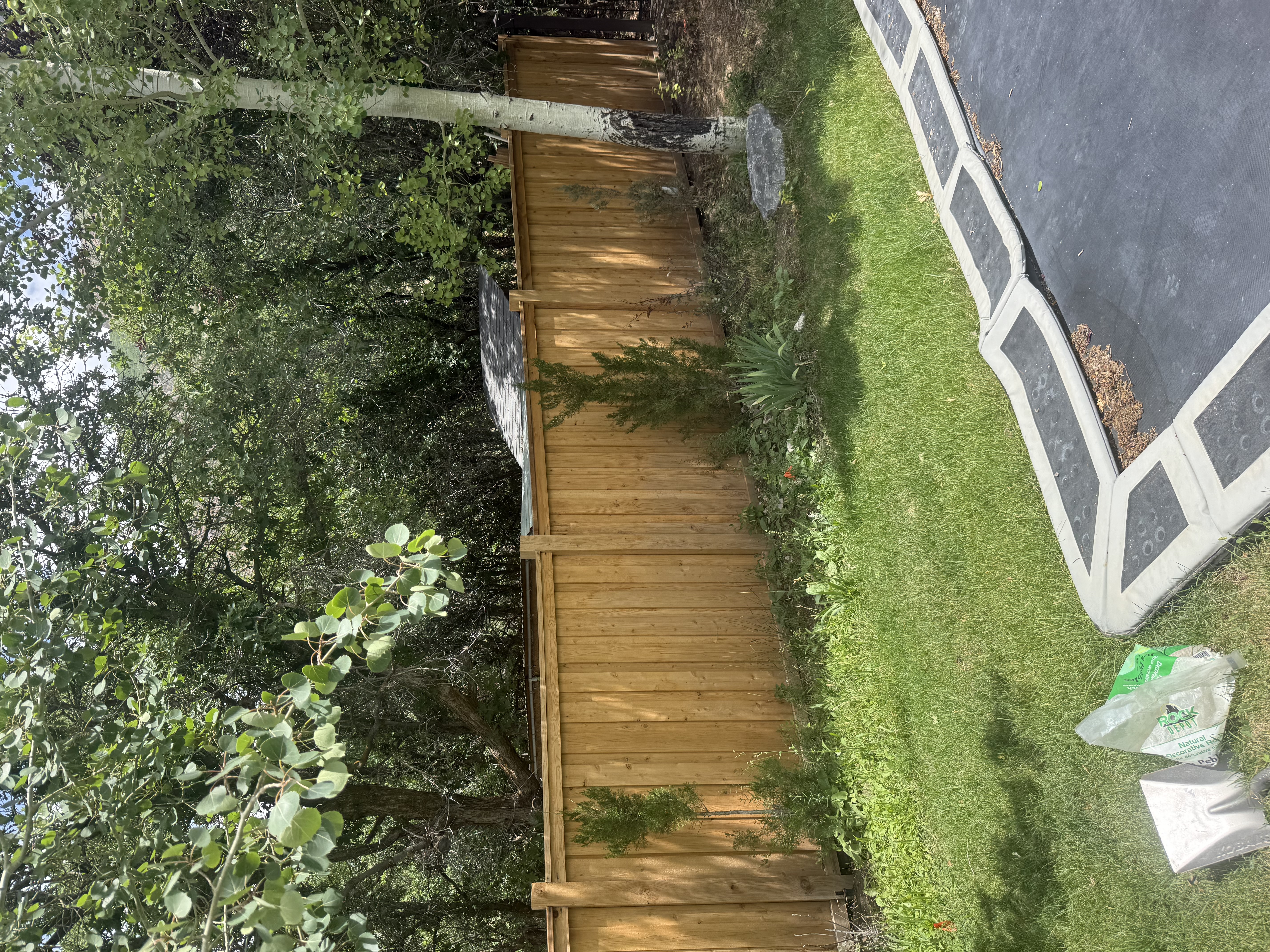 Cedar Board on Board Privacy Fence installed by Spacemakers Fence in Alpine, Utah