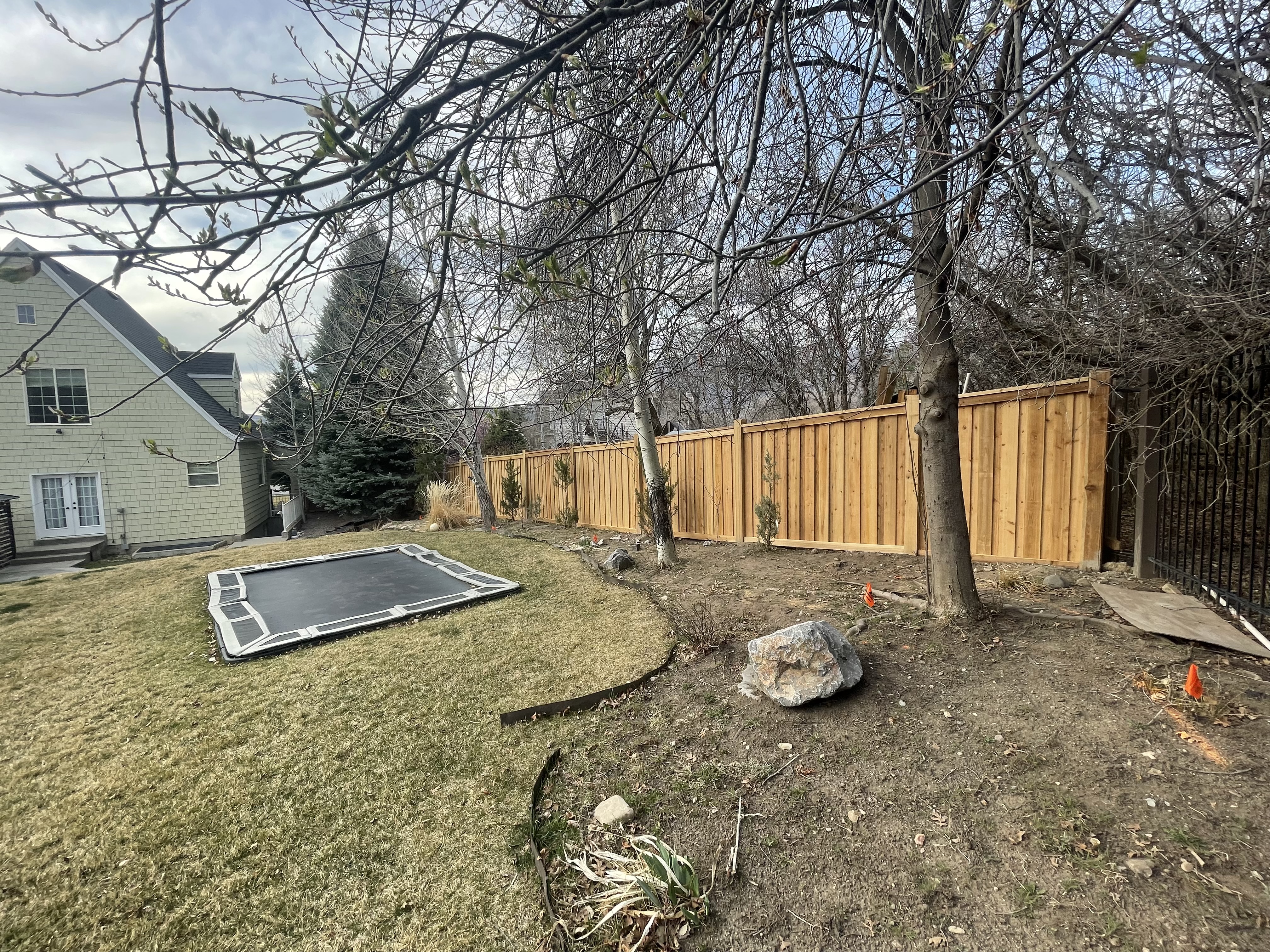 Cedar Board on Board Privacy Fence installed by Spacemakers Fence in Alpine, Utah