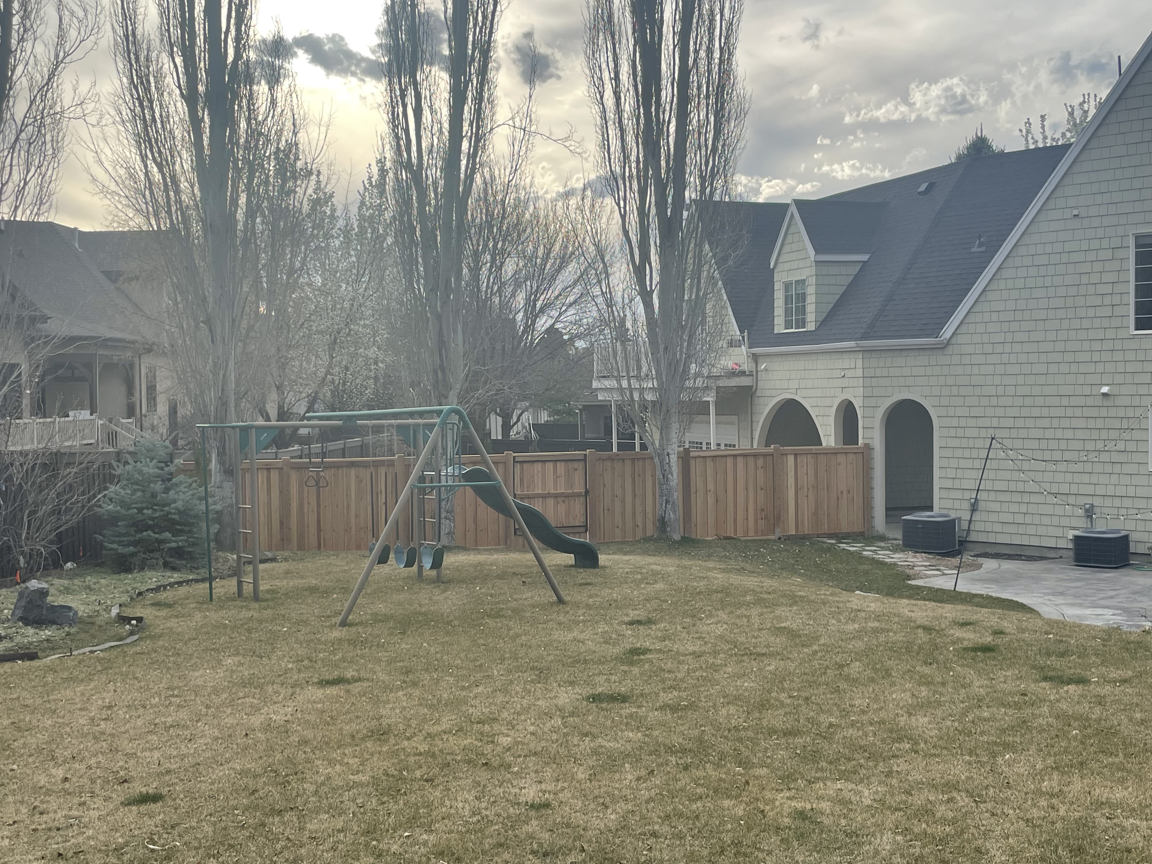 Cedar Board on Board Privacy Fence installed by Spacemakers Fence in Alpine, Utah